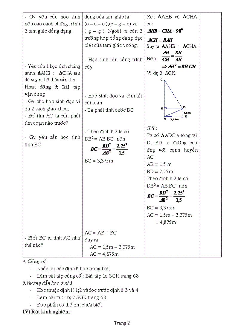 image for page Giáo án Hình học 9 tuần 1