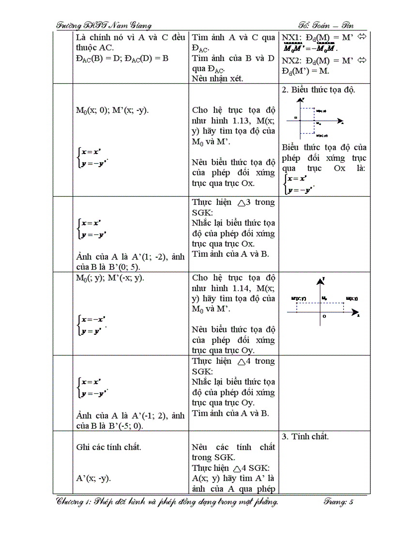 image for page Giáo án Hình học 11 3