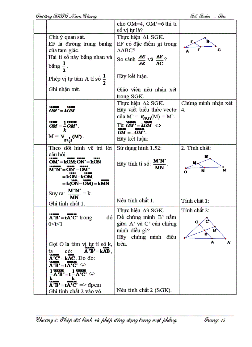image for page Giáo án Hình học 11 3