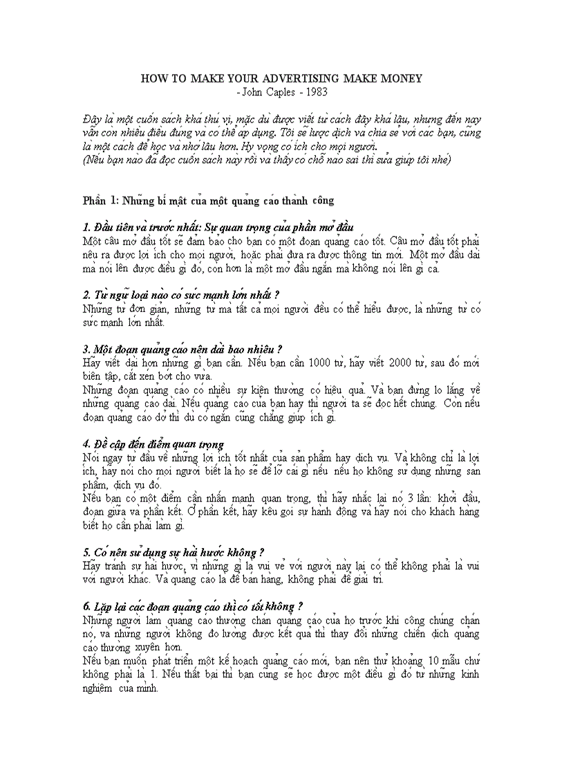 image for page How to make your ads make money