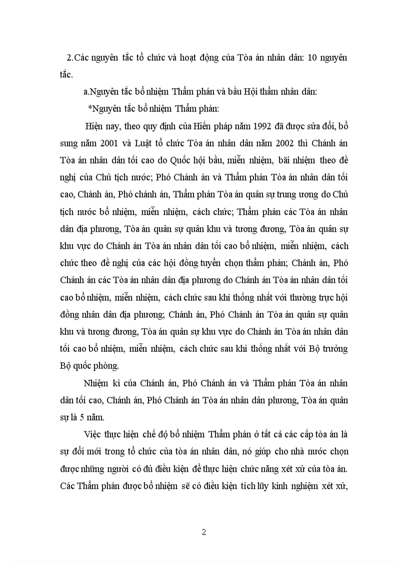 image for page Các nguyên tắc tổ chức và hoạt động của Tòa án nhân dân theo Hiến pháp năm 1992 sửa đổi bổ sung năm 2001 và Luật tổ chức Tòa án nhân dân năm 2002