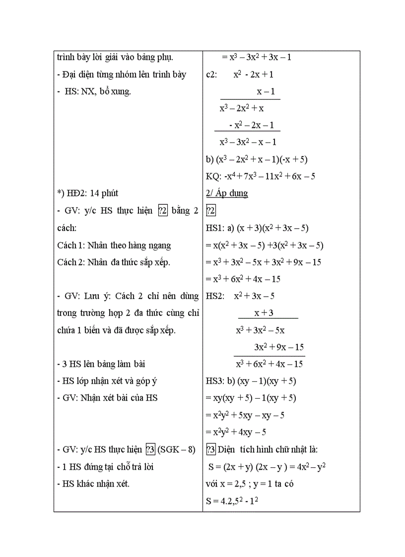 image for page Giáo án Đại số 8 chương I