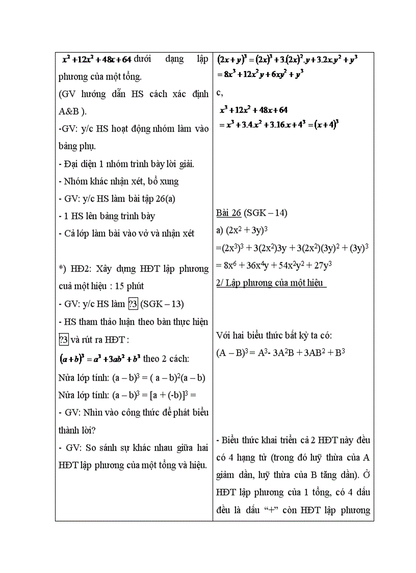 image for page Giáo án Đại số 8 chương I