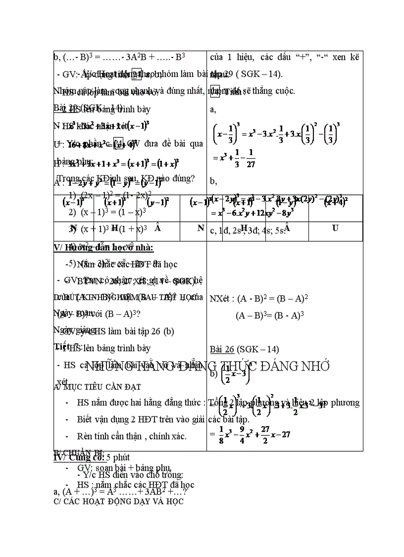 image for page Giáo án Đại số 8 chương I