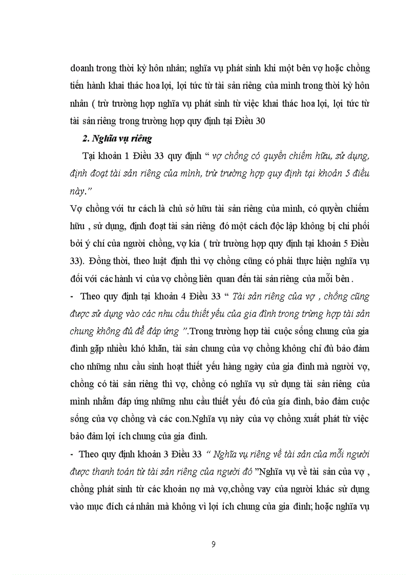 image for page Căn cứ xác định nghĩa vụ chung nghĩa vụ riêng của vợ chồng về tài sản và hướng hoàn thiện pháp luật về vấn đề này