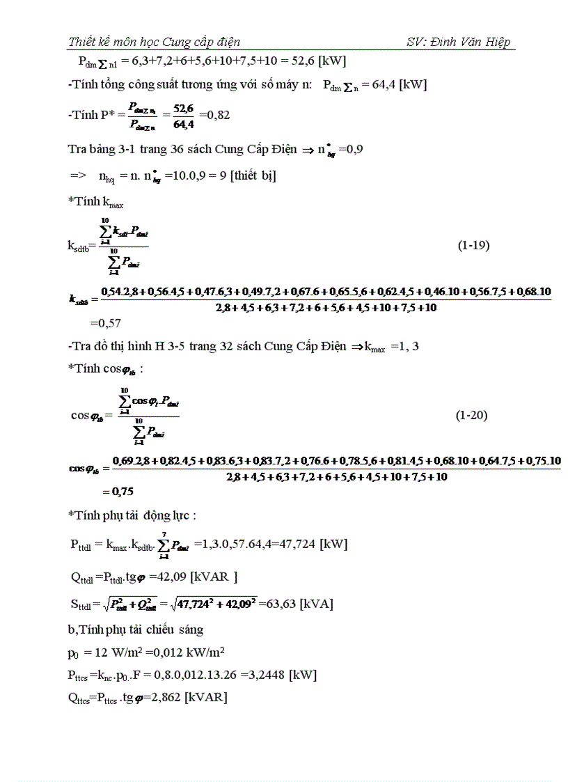 image for page Thiết kế cung cấp điện cho một xí nghiệp gồm 11 phân xưởng