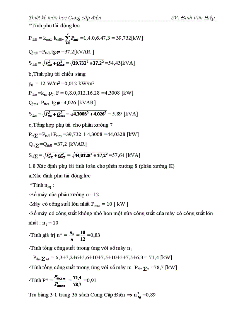 image for page Thiết kế cung cấp điện cho một xí nghiệp gồm 11 phân xưởng