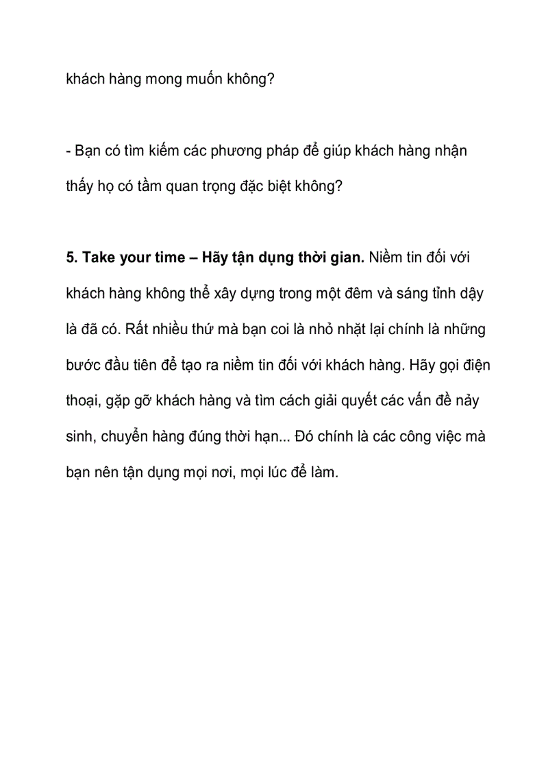 image for page Nhân tố T R U S T trong việc xây dựng và duy trì lòng trung thành của khách hàng