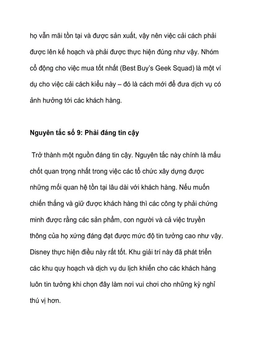 image for page Nguyên tắc mới về kinh nghiệm phục vụ khách hàng