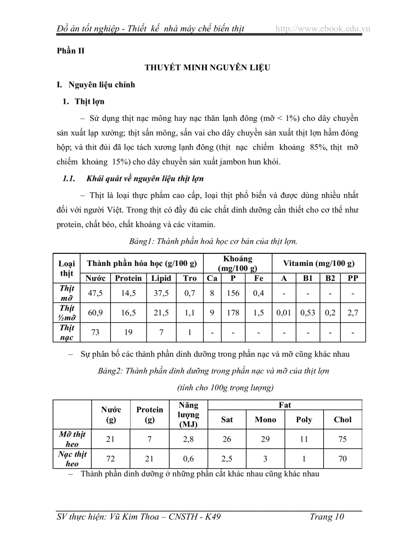 image for page Hướng thiết kế và xây dựng nhà máy chế biến các sản phẩm từ thịt năng suất 3 5 tấn sp ngày với 3 dây chuyền