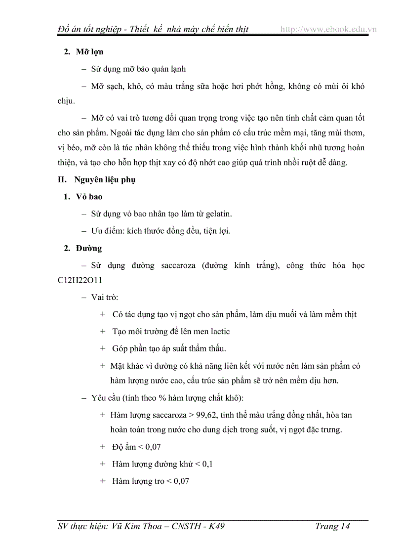 image for page Hướng thiết kế và xây dựng nhà máy chế biến các sản phẩm từ thịt năng suất 3 5 tấn sp ngày với 3 dây chuyền
