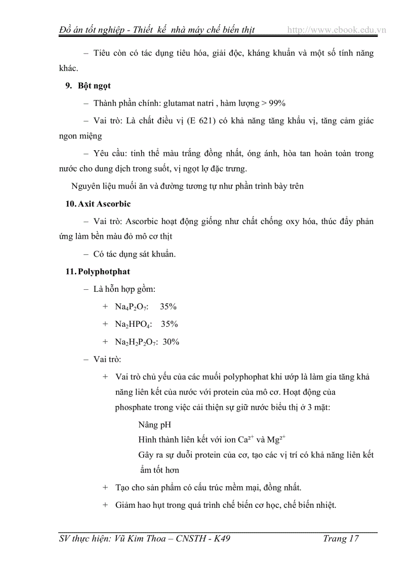 image for page Hướng thiết kế và xây dựng nhà máy chế biến các sản phẩm từ thịt năng suất 3 5 tấn sp ngày với 3 dây chuyền