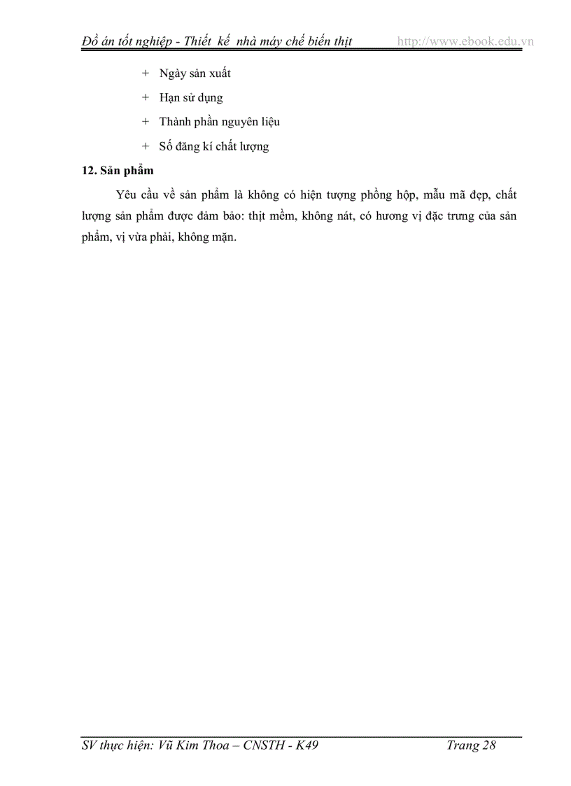 image for page Hướng thiết kế và xây dựng nhà máy chế biến các sản phẩm từ thịt năng suất 3 5 tấn sp ngày với 3 dây chuyền