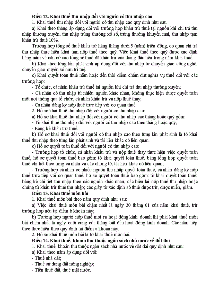 image for page Nghị định Số 85 2007 NĐ CP Quy định chi tiết thi hành một số điều của Luật Quản lý thuế