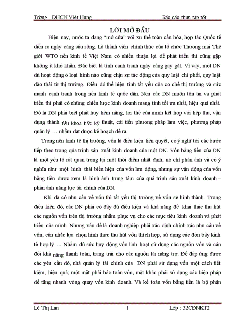 image for page Kế toán vốn bằng tiền tại công ty cổ phần đầu tư và xây dựng Trung Hà