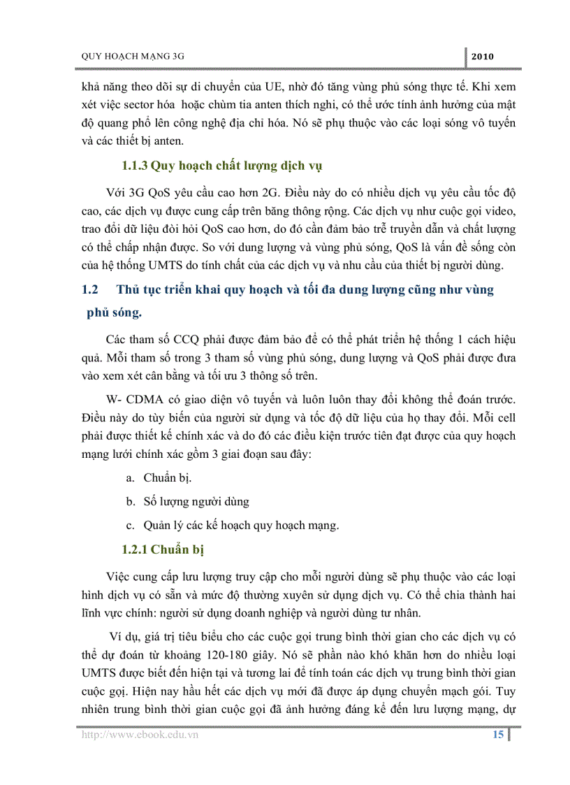 image for page Nghiên cứu quá trình quy hoạch và phát triển mạng di động thế hệ thứ 3G