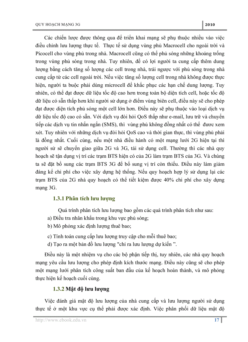 image for page Nghiên cứu quá trình quy hoạch và phát triển mạng di động thế hệ thứ 3G