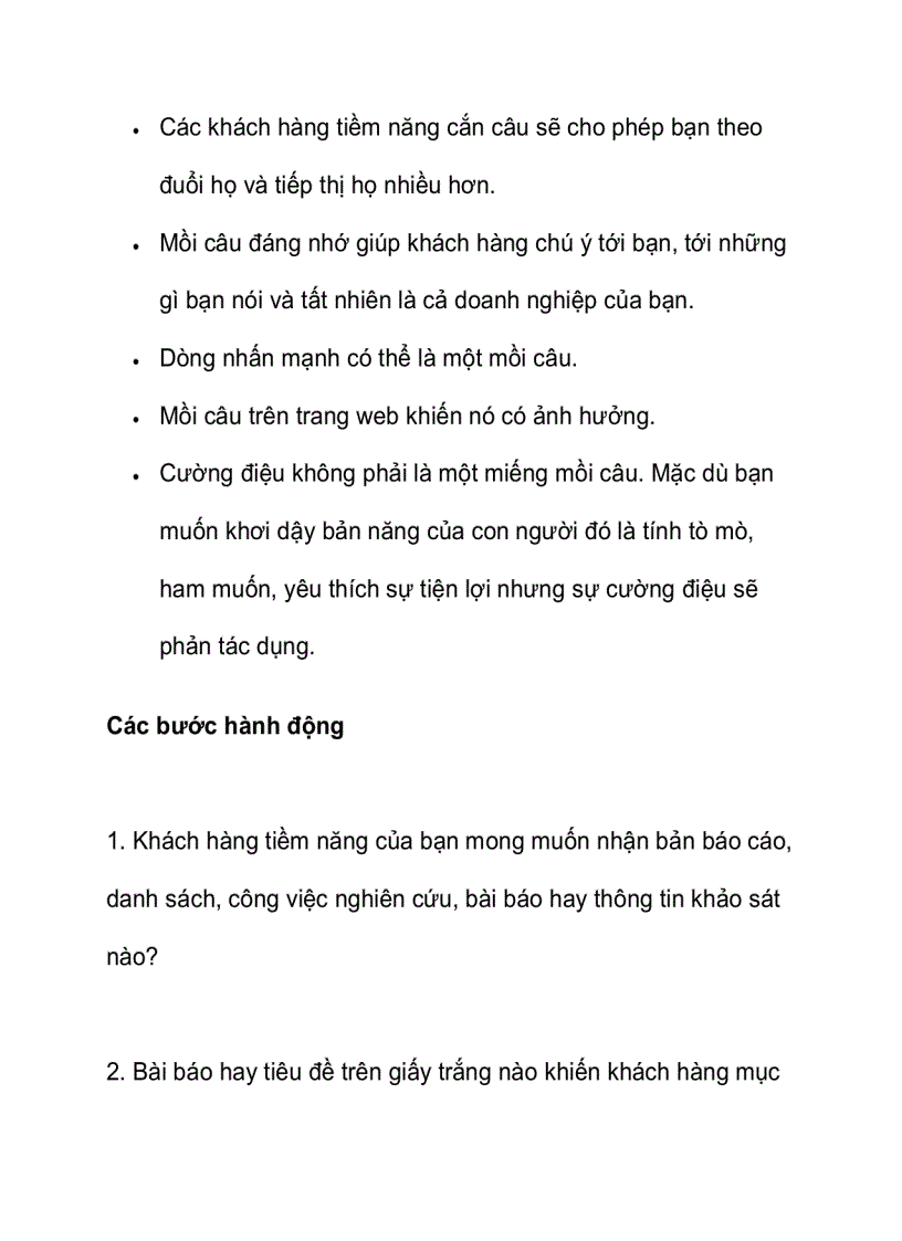 image for page Mồi câu trong marketing phần2