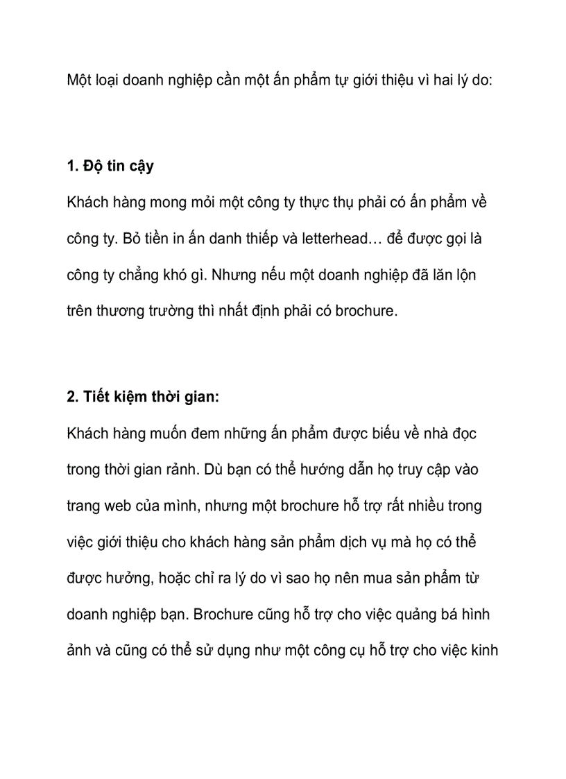 image for page Làm Brochure thế nào để đạt được hiệu quả cao