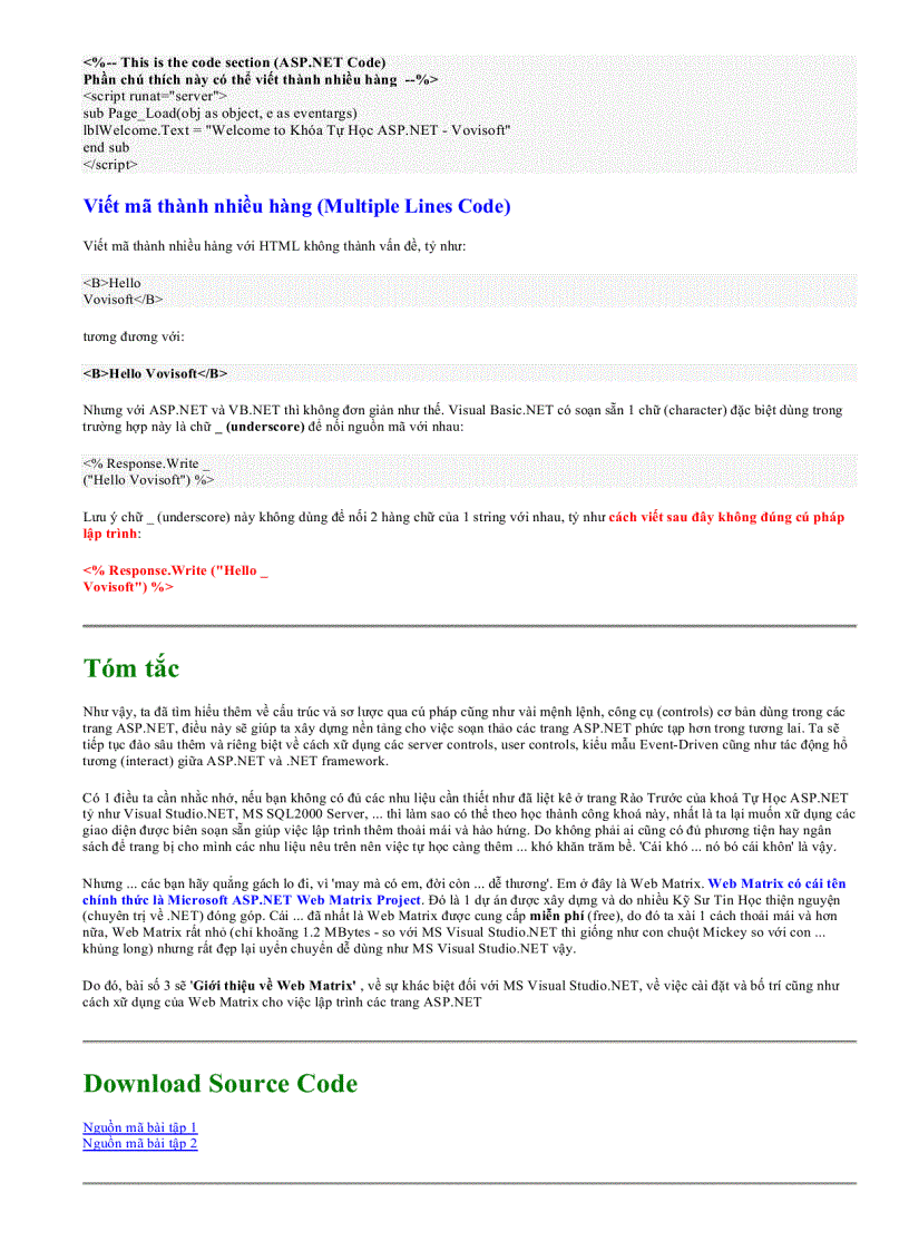 image for page Tự học lập trình ASP NET