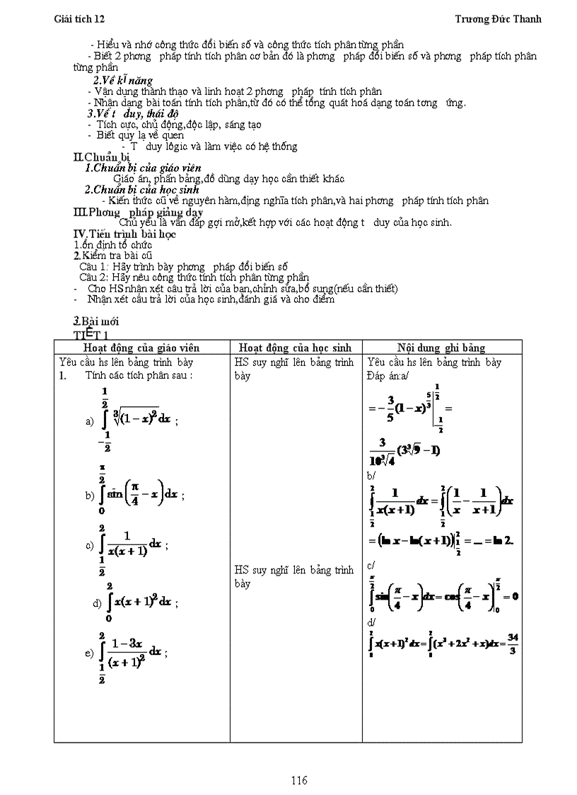 image for page Giáo án giải tích phần tích phân