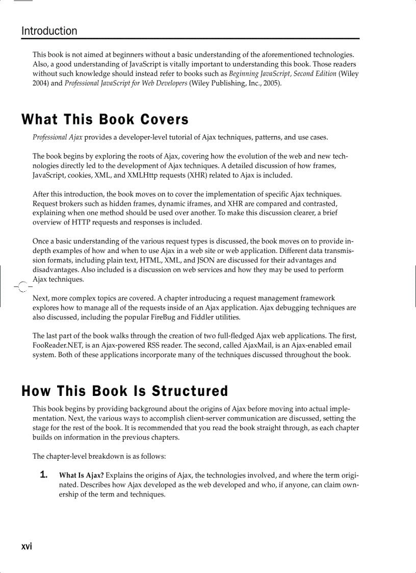 image for page Professional ajax 2nd edition programmer to programmer