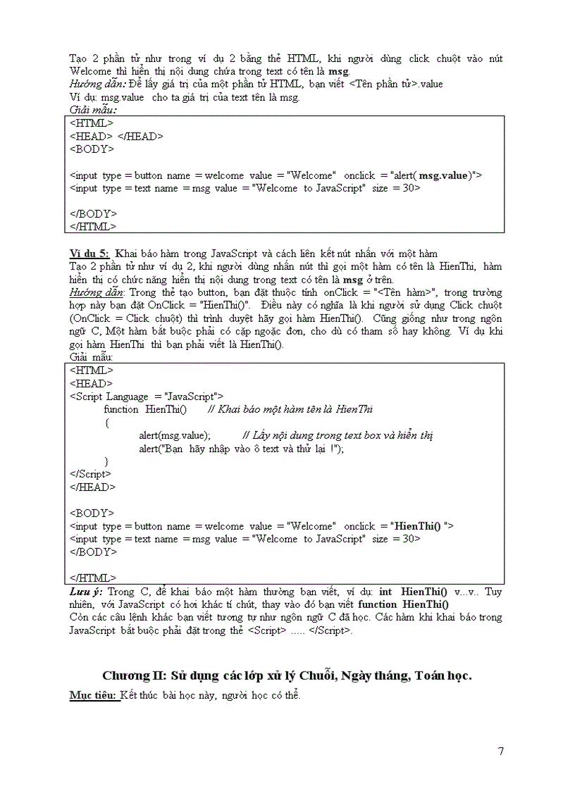 image for page Tài liệu tự học Javascript có bài tập và lời giải