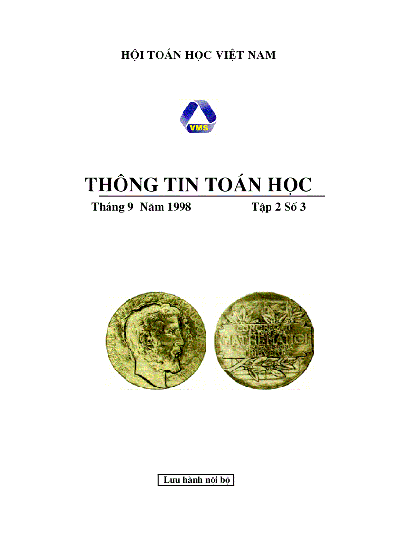 image for page Về đại hội toán học quốc tế icm 1998