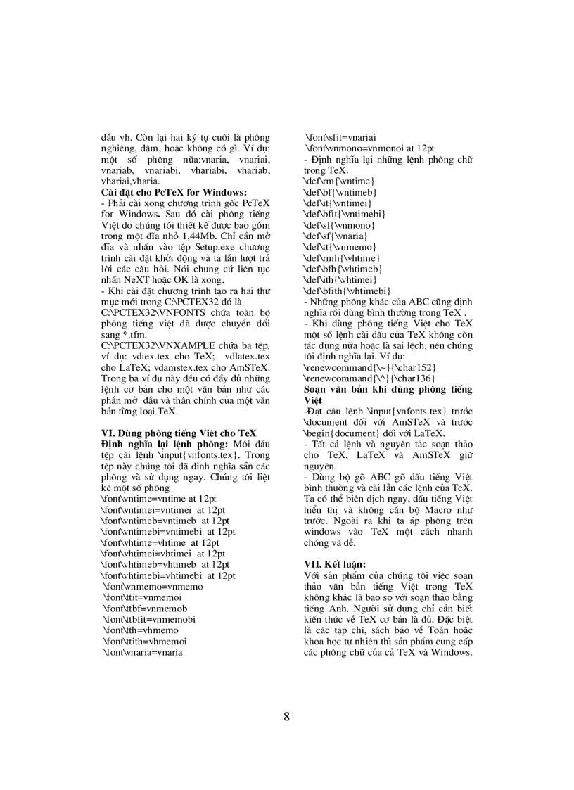 image for page Sử dụng phông True Type trong TeX