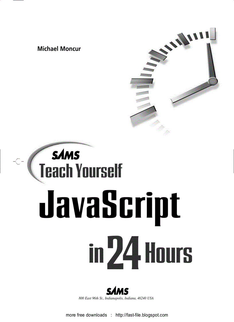 image for page Sams Teach Yourself JavaScript in 24 Hours