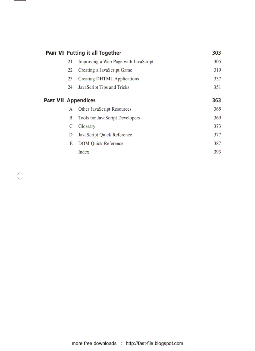 image for page Sams Teach Yourself JavaScript in 24 Hours