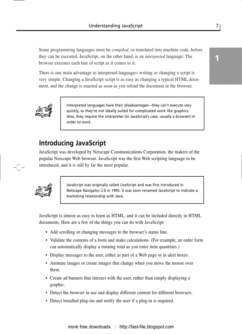 image for page Sams Teach Yourself JavaScript in 24 Hours