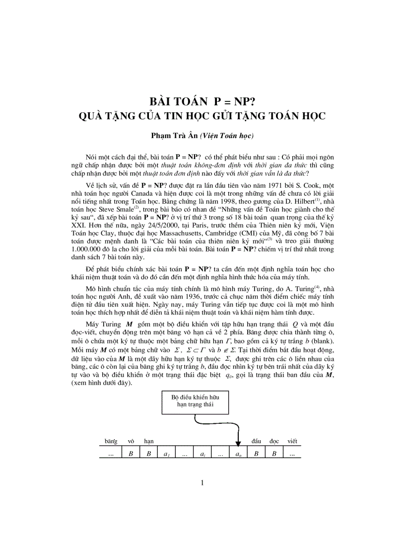 image for page BàI Toán P NP Quà tặng của Tin học gửi tặng Toán học