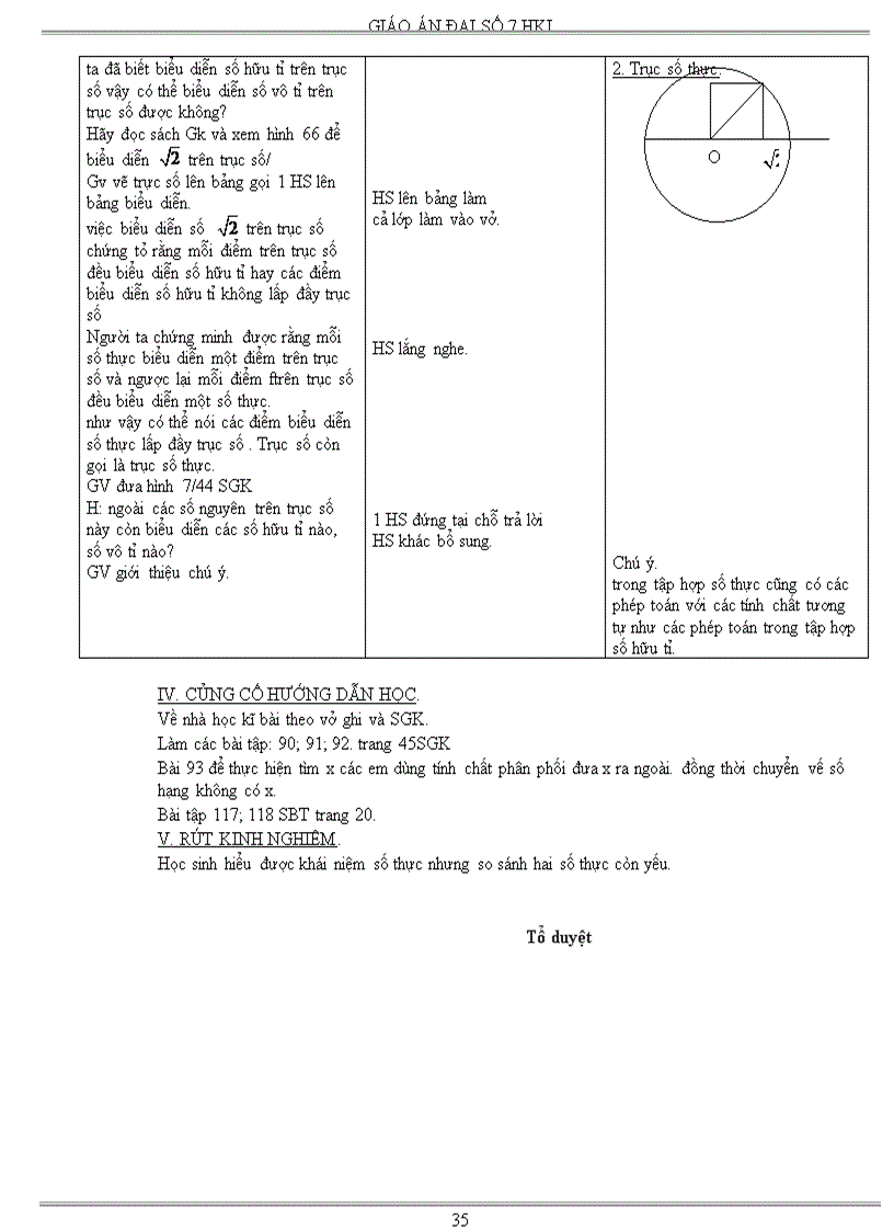 image for page Giáo án Đại số 7 học kì I