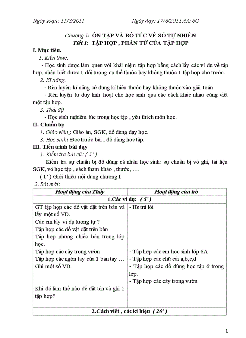 image for page Giáo án số học lớp 6