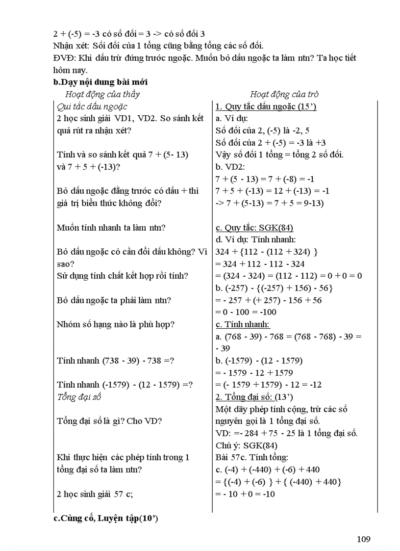 image for page Giáo án số học lớp 6