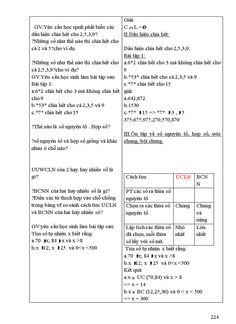image for page Giáo án số học lớp 6