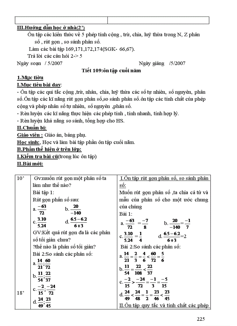 image for page Giáo án số học lớp 6