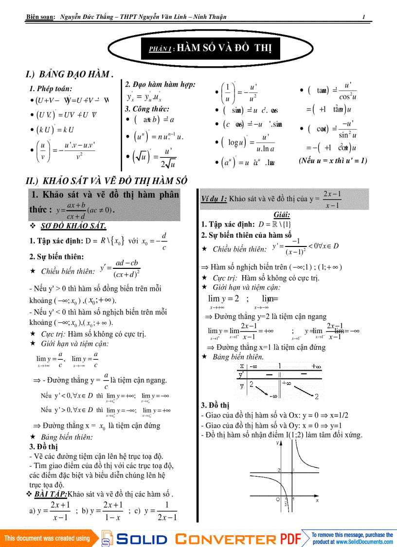 image for page Phần i Hàm số và đồ thị