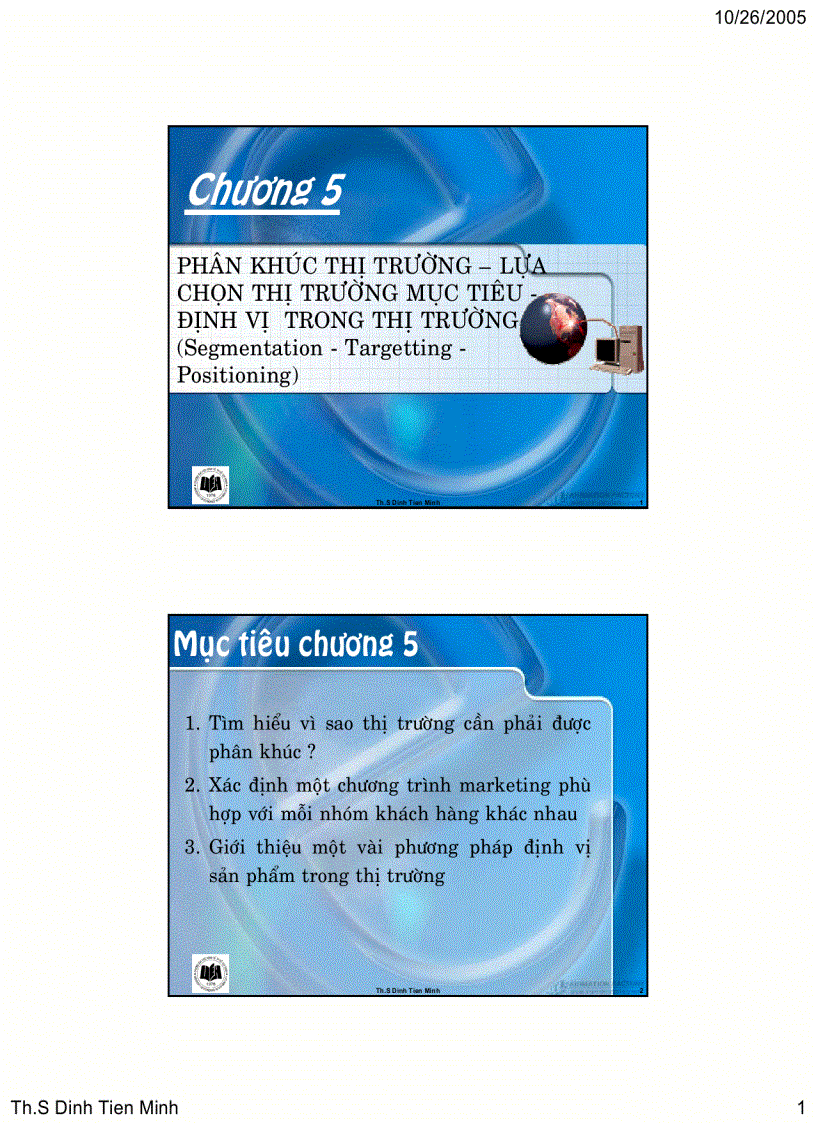 image for page Chương 5 Phân khúc thị trường