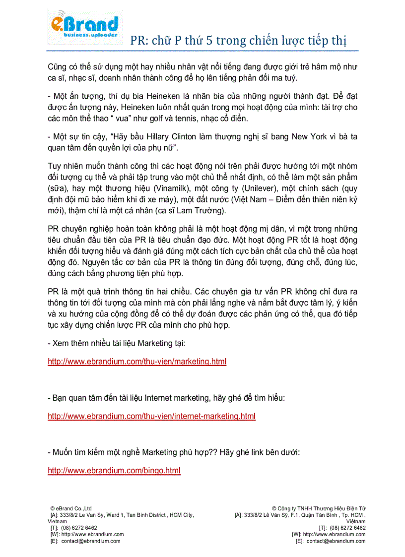 image for page PR chữ P thứ 5 trong chiến lược tiếp thị