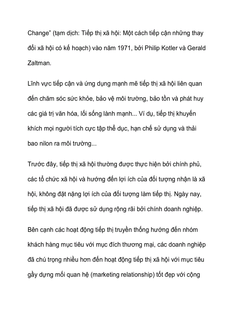 image for page Ý nghĩa của tiếp thị xã hội Tại Việt Nam hiện nay