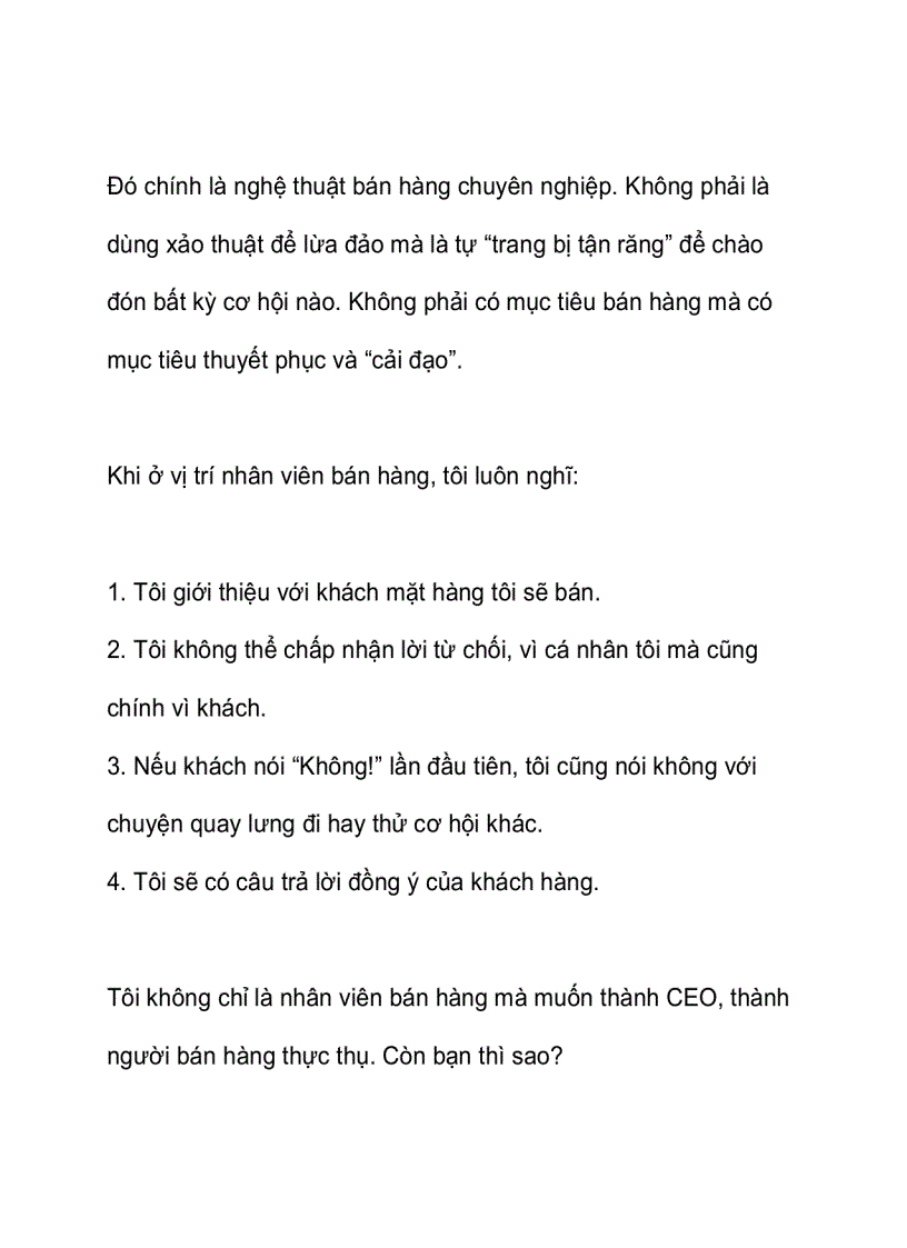 image for page Ba bí quyết bán hàng tối ưu