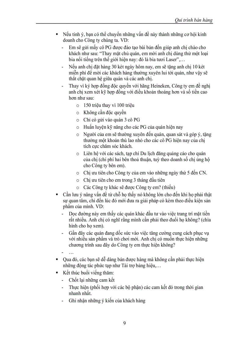 image for page Qui trình bán hàng