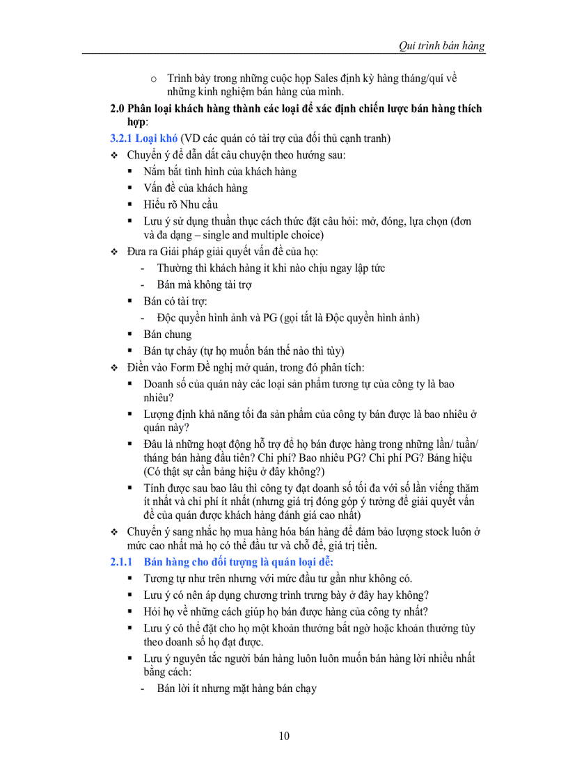 image for page Qui trình bán hàng