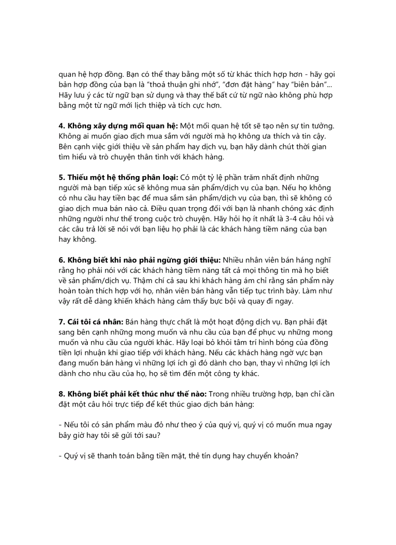image for page 10 sai lầm phổ biến trong hoạt động bán hàng