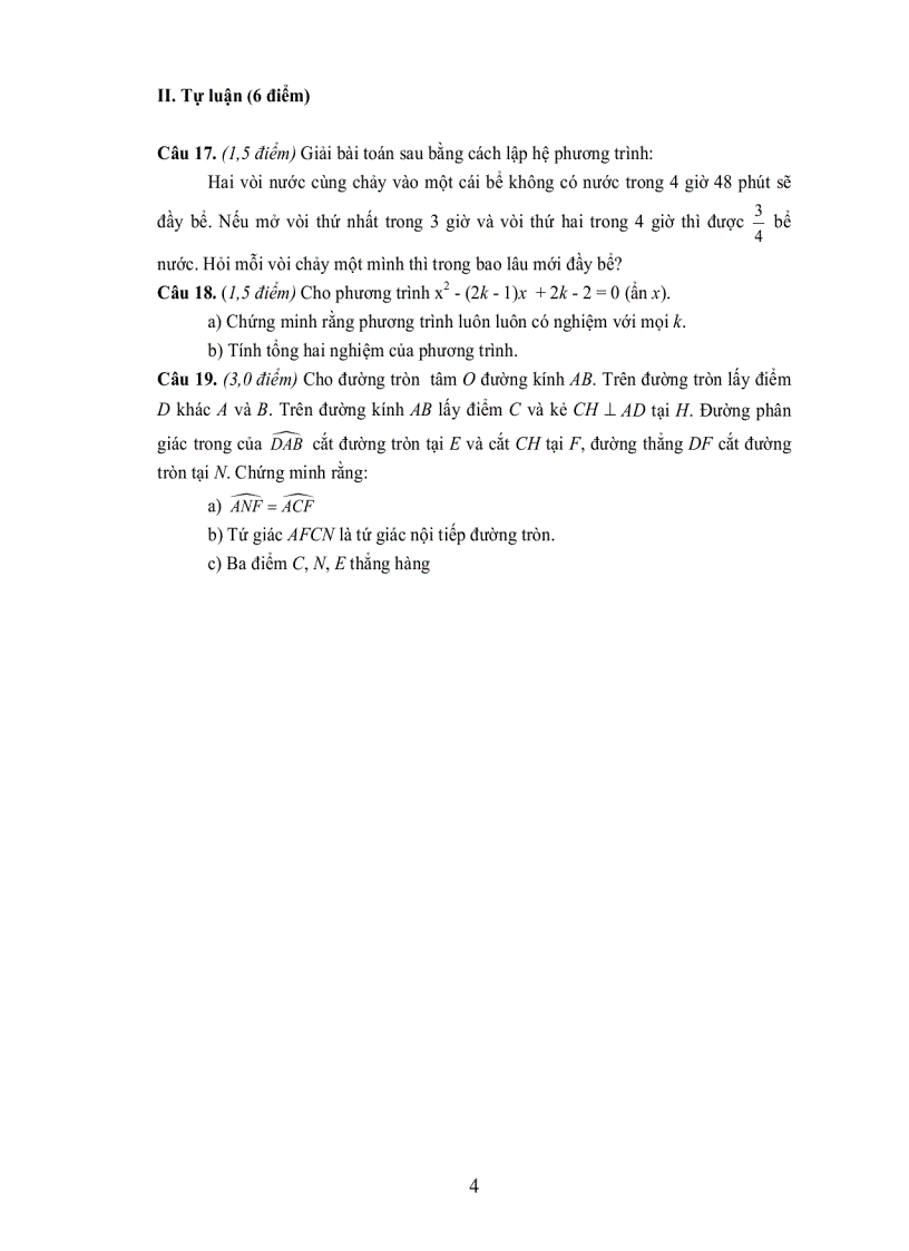 image for page Bộ đề tham khảo kiểm tra học kỳ môn toán lớp 9 đề 8