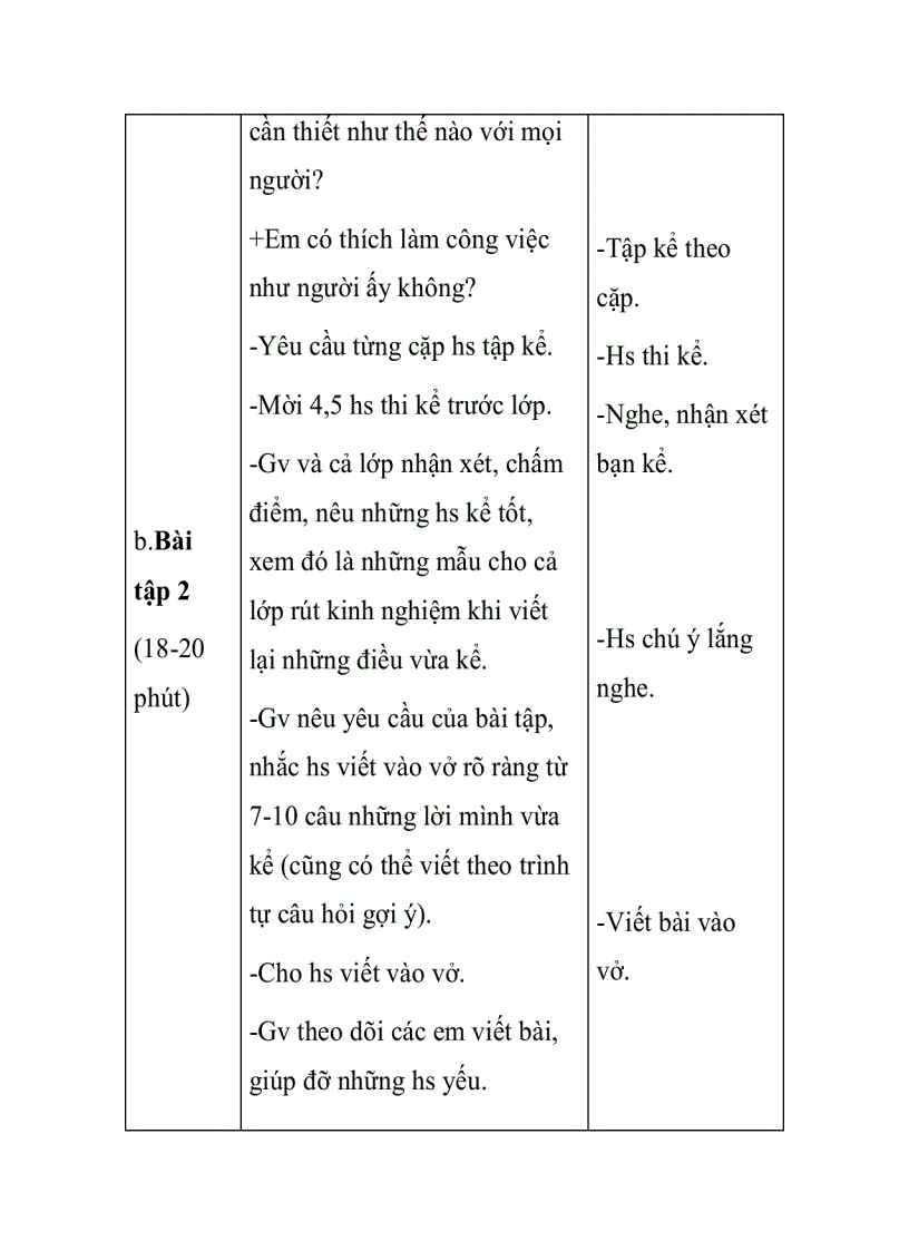 image for page Giáo án tập làm văn lớp 3 Đề bài NÓI VIẾT VỀ NGƯỜI LAO ĐỘNG TRÍ ÓC