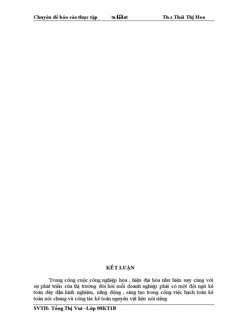 image for page Kế toán nguyên vật liệu công cụ dụng cụ trong doanh nghiệp tại Công ty TNHH MTV Thy Phương