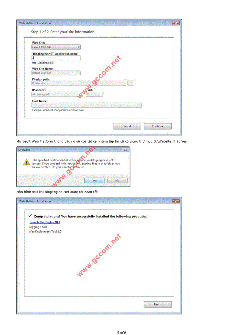 image for page IIS Web Server Install Microsoft Web Platform Install Tiếng việt